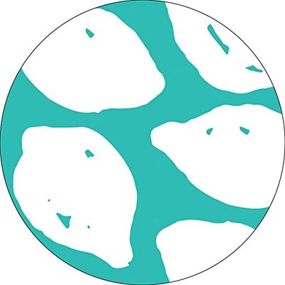 Bonateks, Round Digital Printed Mouse Pad, Non-Slip Base, for Office and Home, Diameter:22cm