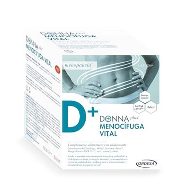 DONNAplus Menocífuga Vital | 30 sticks | Complemento Alimenticio para la Mujer en Edad de Menopausia con Cimicífuga, Melisa y Vitaminas