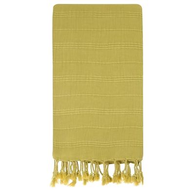 Cacala MicroCotton Series Turkish Bath Towels, Green