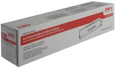 OKI B430/B440 Mono Toner Cartridge - 7000 Pages, Black