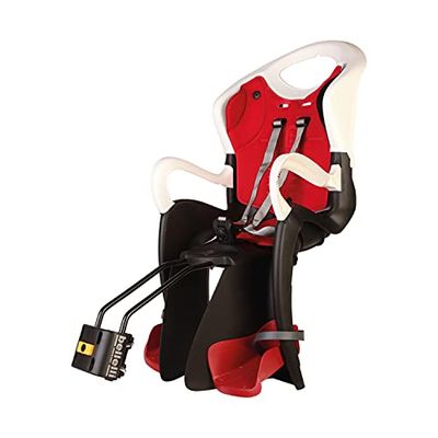 BELLELLI Tiger Asiento Trasero, Unisex niños, Blanco/Rojo, Talla única
