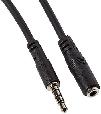 StarTech.com 2m 3.5mm 4 Position TRRS Headset Extension Cable - M/F - audio Extension Cable for iPhone (MUHSMF2M)