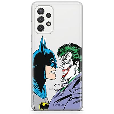 ERT GROUP mobiel telefoonhoesje voor Samsung A73 5G origineel en officieel erkend DC patroon Batman & Joker 005 optimaal aangepast aan de vorm van de mobiele telefoon, gedeeltelijk bedrukt