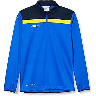 uhlsport Vêtement d'entraînement de Football Ouvert 23 1/4 Zip Top pour Homme Bleu Marine/Rouge/Blanc 164