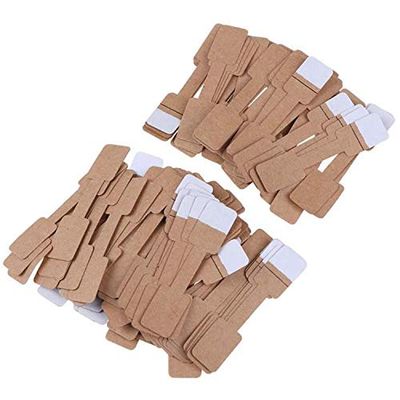 208 etiquetas de precio de joyería, etiquetas de precio en blanco, etiquetas de exhibición de joyas, etiquetas de anillo, calcomanías de papel para exhibición de joyas (cuadrático)