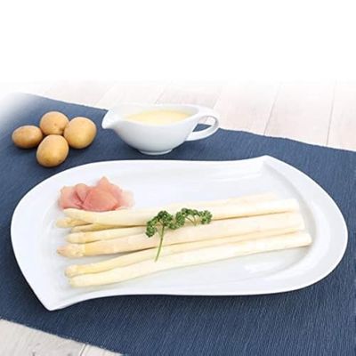 Holst Porzellan Base de jantar, porcelana, branco, 39 x 23 cm