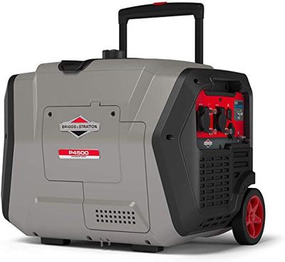 Briggs & Stratton 030806 Generador Portátil Inverter PowerSmart Series P4500, 4500 Watt/3700 Watt es Potencia Limpia, Ultra silencioso y Ligero, W, 230 V