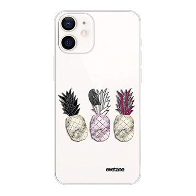 Fodral för 5,4 tum iPhone 12 Mini, Trio ananas