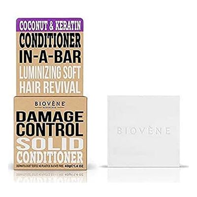 Biovenè COCONUT&KERATIN DAMAGE CONTROL solid conditioner bar 40 g