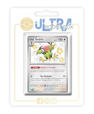 Dodrio 200/091 Shiny - Ultraboost X Écarlate et Violet 4.5 - Destinées de Paldea Pudełko zawierające 10 francuskich kart Pokémon