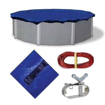 Blue Wave Defender 15 Année au-Dessus de Sol d'hiver pour Piscine 30-Feet Bleu Marine