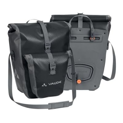 VAUDE Aqua Back - Borsa per bicicletta, 2 borse per la ruota posteriore (2 x 24 l), impermeabili, made in Germany