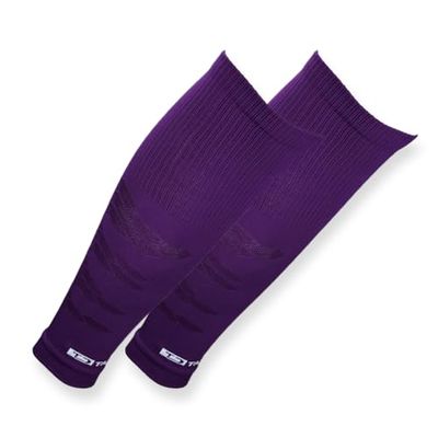 Tapedesign - Tubes Pro Voetbalsokken (zonder sokken), paars voor dames, heren en kinderen, voetbalsleeves voor scheenbeschermers, kniekousen, 1 paar, eenheidsmaat