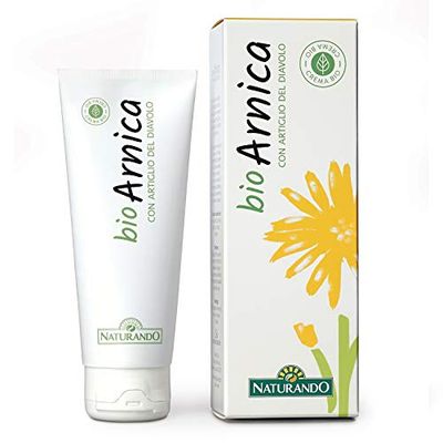 NATURANDO BIOCREMA ARNICA con Artiglio del Diavolo da 75ML Crema biologica contro dolori muscolari e contusioni