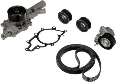 Gates Bomba de água kit de correia poli V KP26PK2260-1