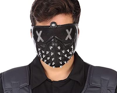 Atosa-59273 adembeschermingsmasker Punk, zwart (59273)