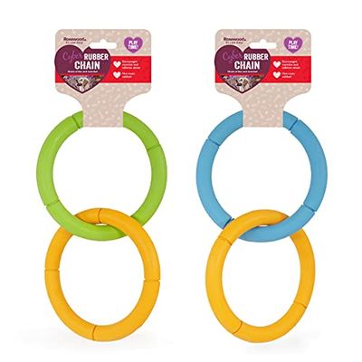 ROSEWOOD Cyber Rubber Invincible Chain Dog Pull Toy