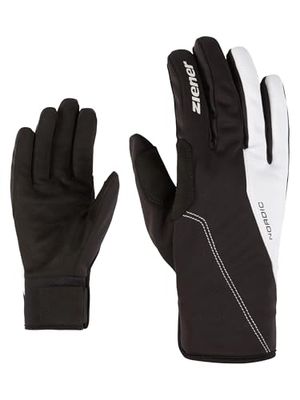 Ziener Guanti da donna ULTIMANA da sci di fondo, Nordic/Crosscountry | Soft-Sell, extra caldi, Primaloft, Black.White, 7