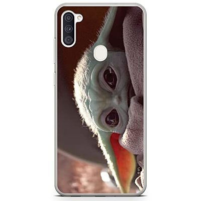 ERT GROUP mobiltelefonfodral för Samsung A03S originalt och officiellt licensierat Star Wars mönster Baby Yoda 021 optimalt anpassad till formen på mobiltelefonen, fodral tillverkad av TPU-plast