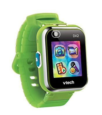 VTech - KidiZoom SmartWatch DX2 Verte, Montre Digitale Enfant, Photo, Selfie, Vidéo, Écran Tactile Vertical, Jouet High-Tech, Cadeau Enfant et Ado de 5 Ans à 13 Ans - Contenu en Français