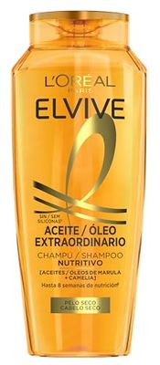 L'Oreal Paris Elvive champô nutritivo óleo extraordinário para cabelo seco, 400 ml