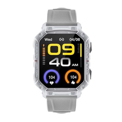 Smartwatch Watchmark Ultra Grijs Siliconen band Sportmodi Duurzaam IP67