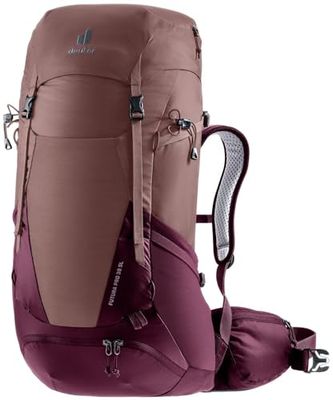 deuter Futura Pro 38 SL damski plecak trekkingowy, Ashrose-cassis, 38 L, Minimalistyczny