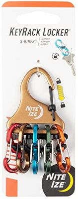 NiteIze KeyRack Locker S-Biner® Aluminium - Assorted, diverse kleuren, Eén maat, modern