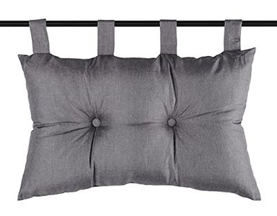 Nishane Pillow cabeça de cama, [Poliéster], antracite, altura, 70x45x1 cm, 72