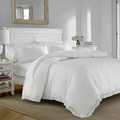 Laura Ashley Annabella Set Copripiumino, White, King