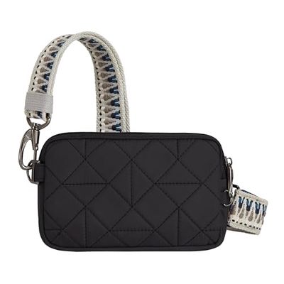 Travelon Anti-Theft Boho Phone Sling, Bandolera Unisex Adulto, Black, Talla única