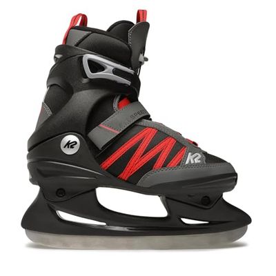 K2 F.I.T. Speed Ice Pro Chaussures De Hockey Homme, Black-Red, 10,5