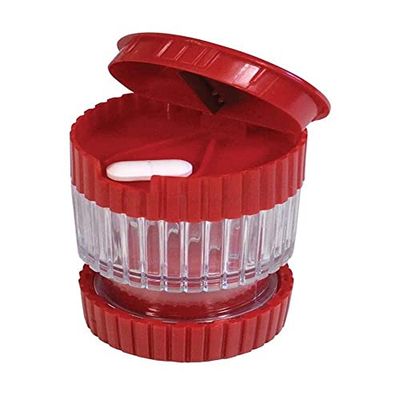 3-in-1 Pill Cutter/Splitter, Crusher and Storage Cut even small Tablets in half Aids those with Limited Dexterity, Weak Grip or those who can’t take large Tablets Ideal for Travel and Home use