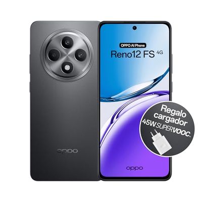 OPPO Reno12FS 4G Smartphone met IA, 16 GB (8 GB + 8 GB, 512 GB, 2,5D-AMOLED-display, 17,9 cm (6,7 inch), camera 50 + 8 + 32 MP, Android, IP64, batterij 5.000 mAh, snel opladen 45 W, inclusief oplader,