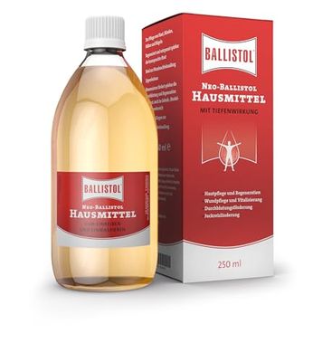 BALLISTOL 26210 NEO-BALLISTOL Huismiddeltje 250 ml – massageolie om in te wrijven, inmasseren – wondbehandeling, desinfecterend