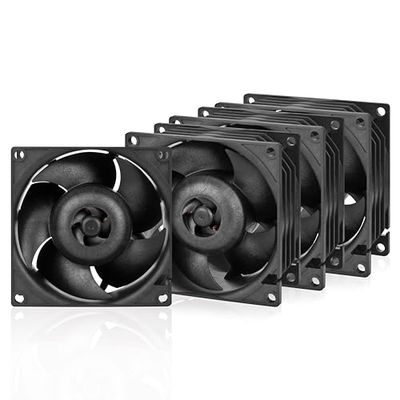ARCTIC S8038-10K (4 Pièces) - Ventilateur Serveur, 80x80x38 mm, 500-10000 RPM, régulé par PWM, connecteur 4 Broches, 12 V DC - Noir