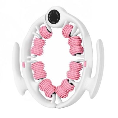 Rullo per massaggio anticellulite – Massaggiatore Cellu Roll Automassaggio Muscolare Gambe Glutei Fitness Yoga (Rosa)