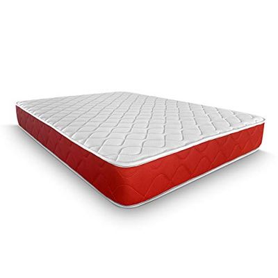 Duérmete Online - Matelas viscoélastique Lite réversible, Ferme et Confortable, Hauteur 23 cm, Face Hiver/été, Blanc, 135x200cm