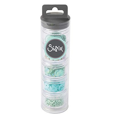 Sizzix Sequins & Beads 664607, Mint Julep, 5 Pack, One Size
