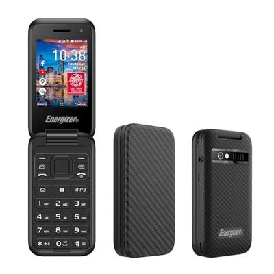 Energizer E282SC - 4G - Cellulare per Anziani - Doppia SIM (Micro SIM) - 1400 mAh batteria - Nero