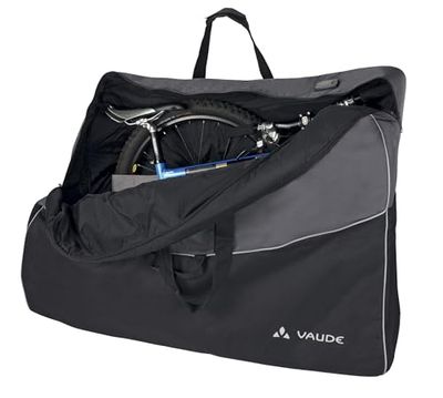 Vaude 15256 Big Bike Capa de bicicleta (85 x 130 x 28 cm), preto e cinzento