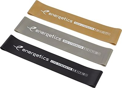 Energetics Pro 1.0 Gymnastiekband Black/Silver/Gold Een maat