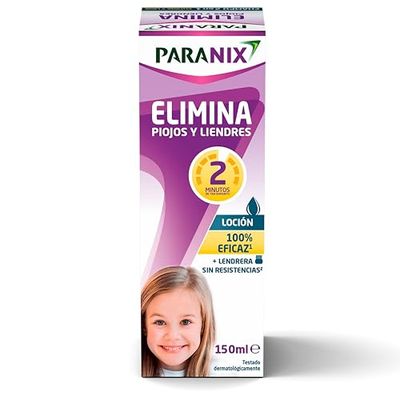 Paranix Loção tratamento para piolhos e lêndeas, inclui lêndeas, sem inseticidas, 150 ml