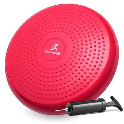 ProsourceFit Core Balance Disco de equilíbrio de núcleo, unissexo-adulto, vermelho, tamanho único