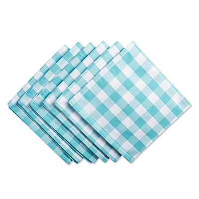 DII Toalha de mesa 100% algodão lavável na máquina para o verão/piquenique, água, Napkin