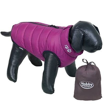 Nobby Manteau léger pour Chien Violet/Marron 29 cm