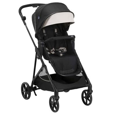 Chicco Cochecito Seety, Cochecito Ligero y Compacto, Desde 0 Meses hasta 4 Años, Capacidad Máxima 22 kg, Cochecito Plegable, Respaldo Reclinable, Cierre Automático en 1 Gesto, Capota Parasol