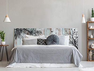 Oedim Testiera per letto in PVC, stampa digitale, rami, 115 x 60 cm, testiera originale ed economica