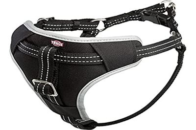 Trixie Pettorina per Auto Comfort per Cani, 50-65 cm/20 mm, Nero