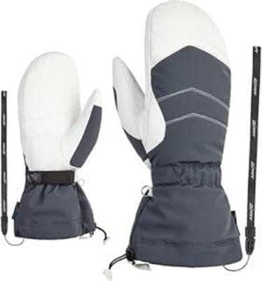 Ziener KILATI - Muffolo da sci da donna, impermeabile, lana, freeride, Ombre, 7